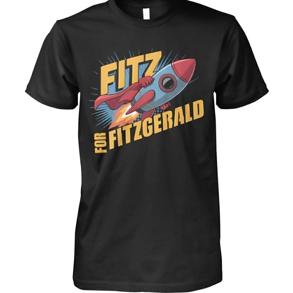Fitz For Fitzgerald Rocketship Unisex T-Shirt